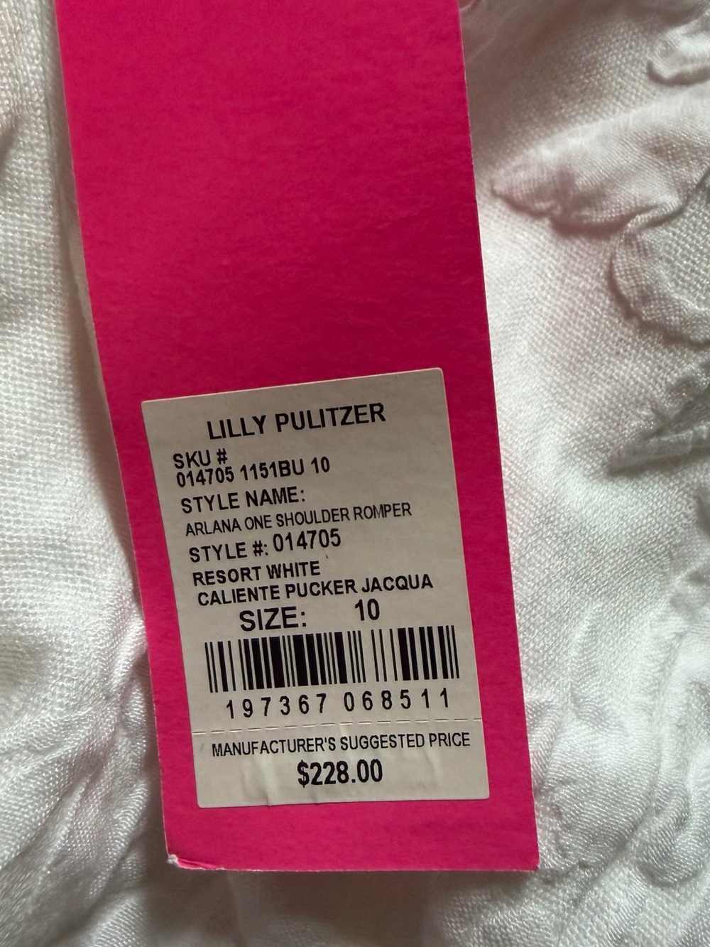 Lilly Pulitzer White One-Shoulder Ruffle Dress - Picture 13 of 14
